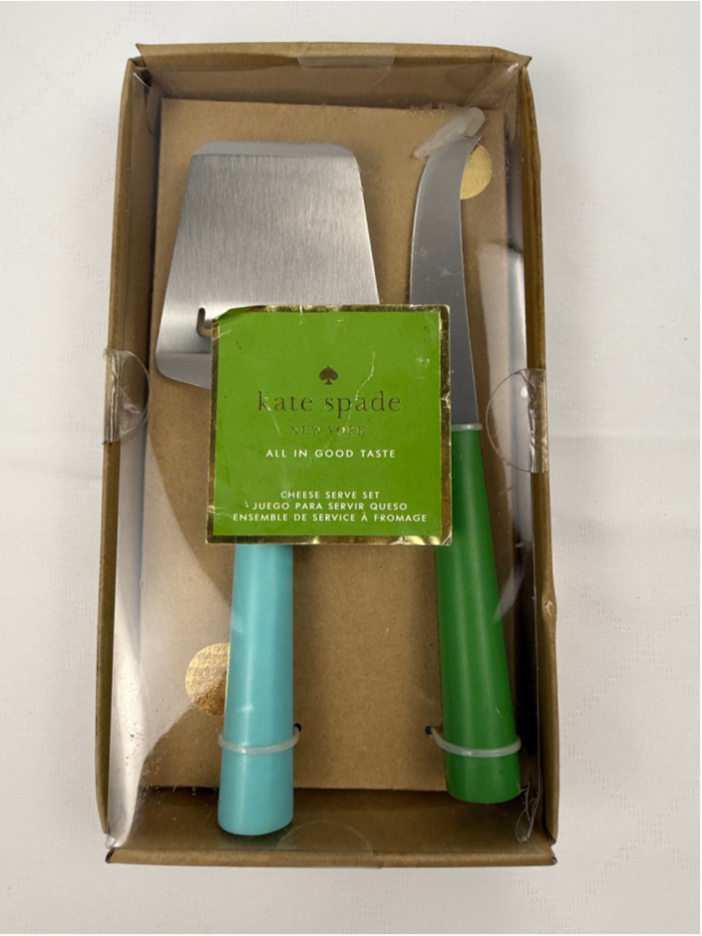 Kate Spade New York "All In Good Taste" 2-Piece Cheese Serve Set